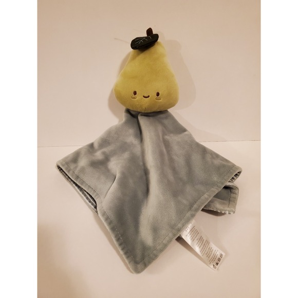 René Rofé Other - Rene Rofe Baby‎ Plush PEAR SECURITY BLANKET Green White Stripe Lovey Toy